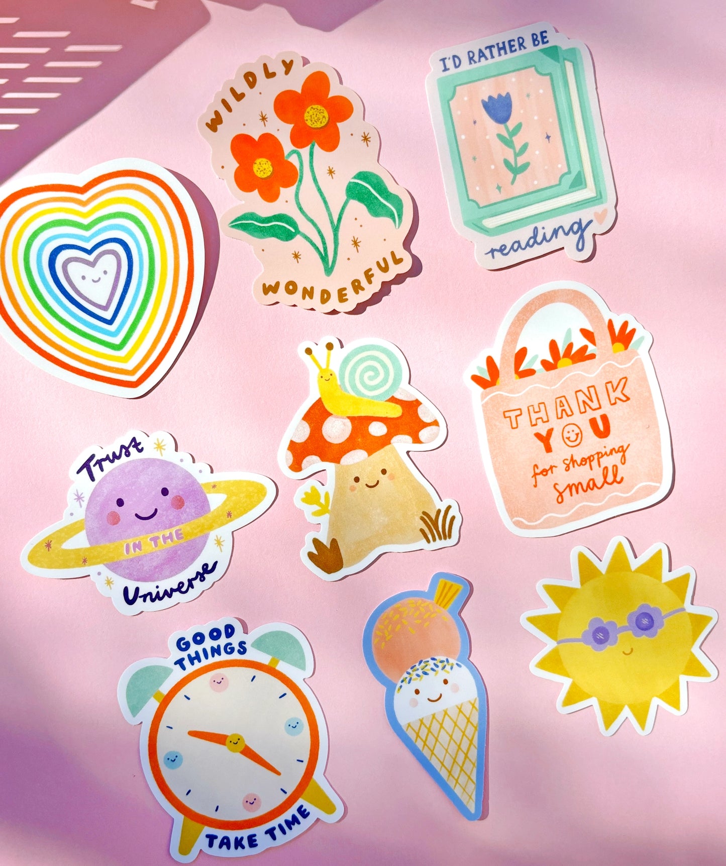 Ice Cream Sticker - Cute Waterproof Matte Vinyl Journal