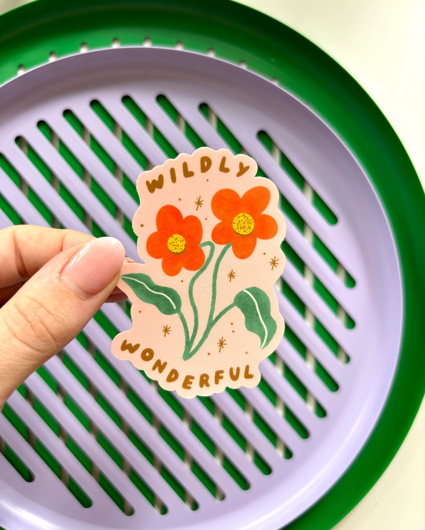 Wildly Wonderful Sticker - Cute Waterproof Matte Vinyl