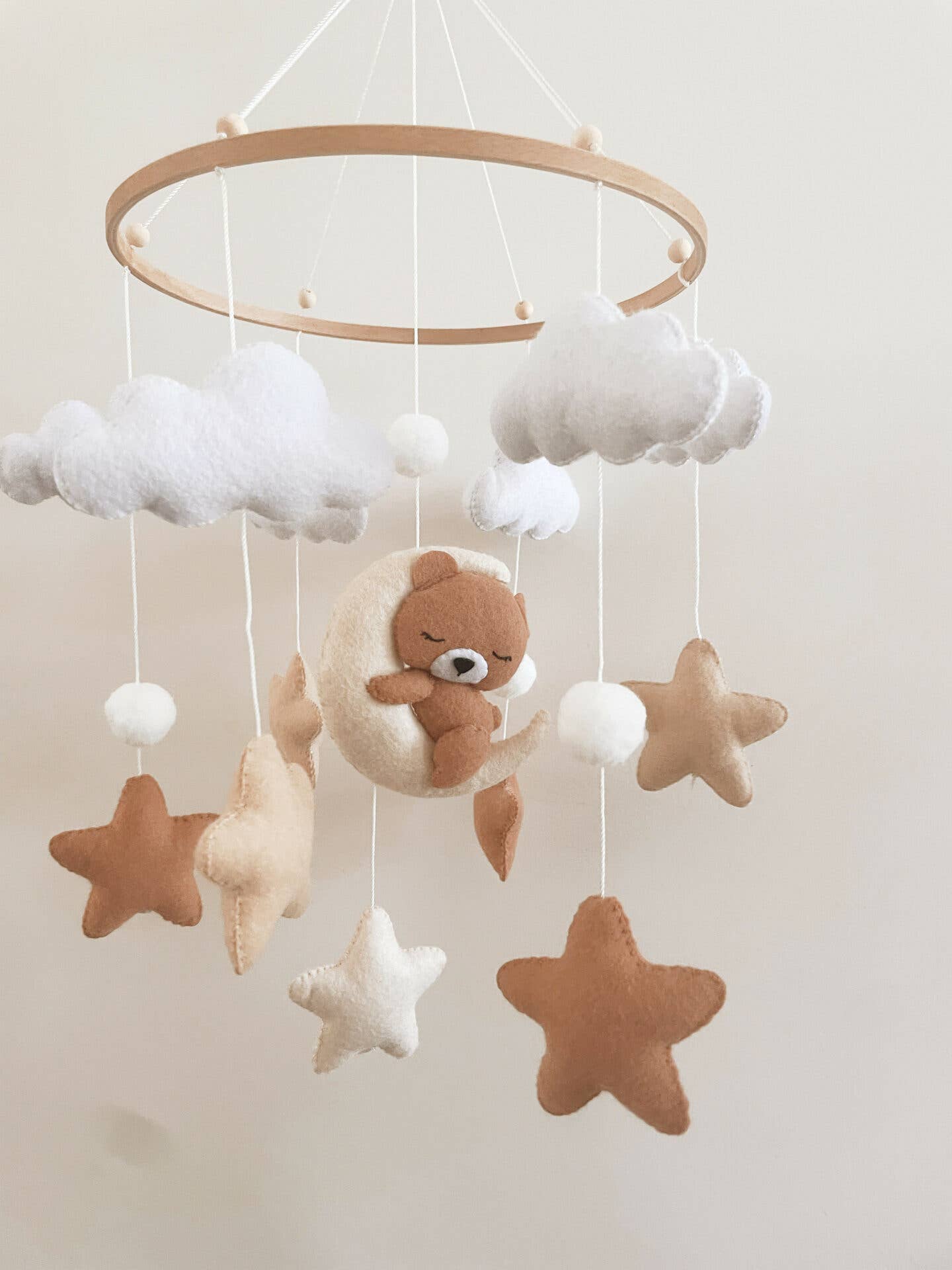 Brown Teddy Nursery Mobile