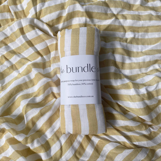 Lemongrass Stripe Swaddle