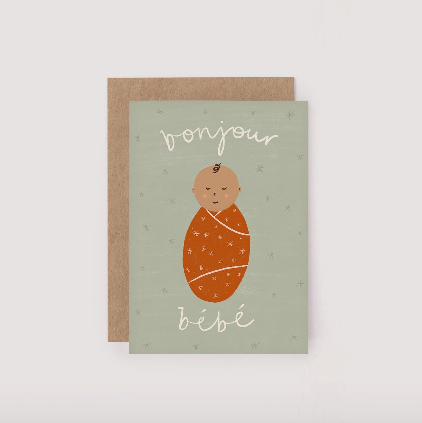 Bonjour Bebe Mini Card - New Baby