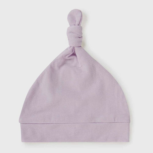 Lilac Knotted Beanie