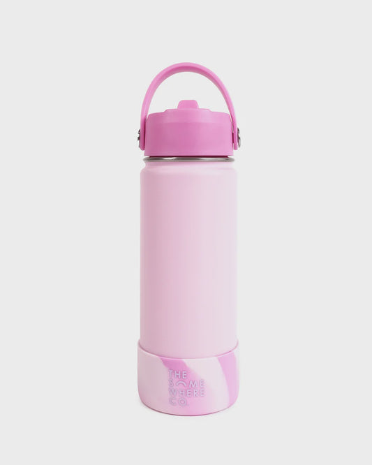 Light Pink Swirl Water Bottle 500ml