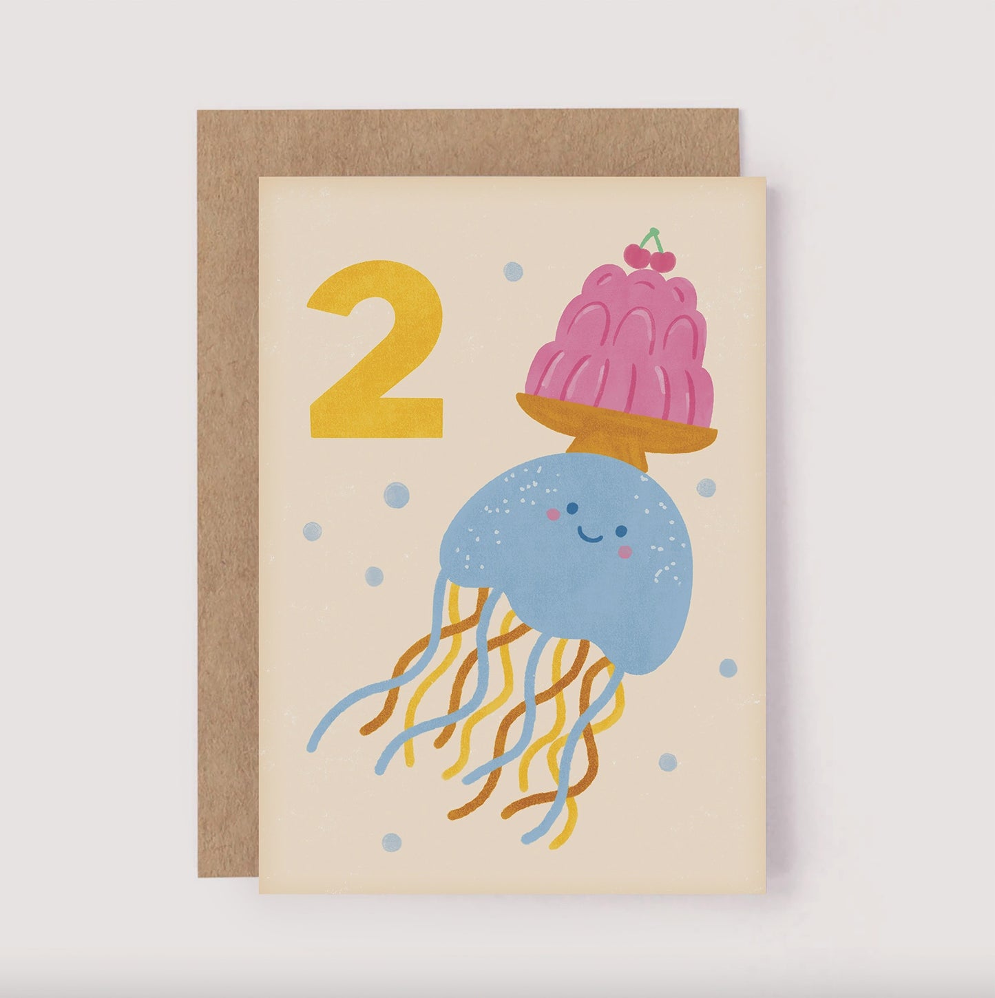 Age 2 Jellyfish Birthday Card