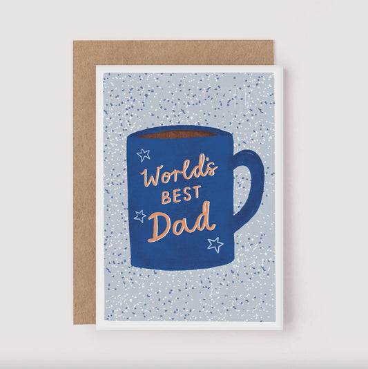 World's Best Dad Mug Card - Father’S Day | Dad Birthday