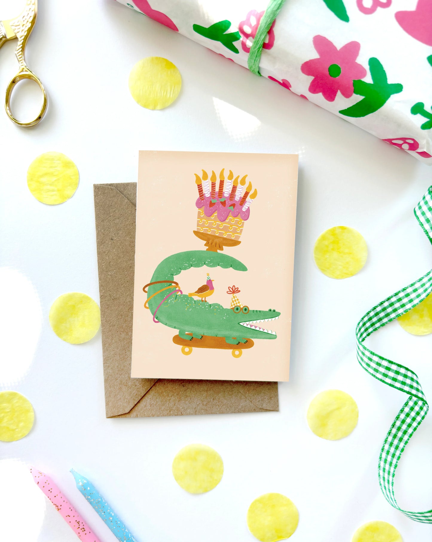 Crocodile Mini Card