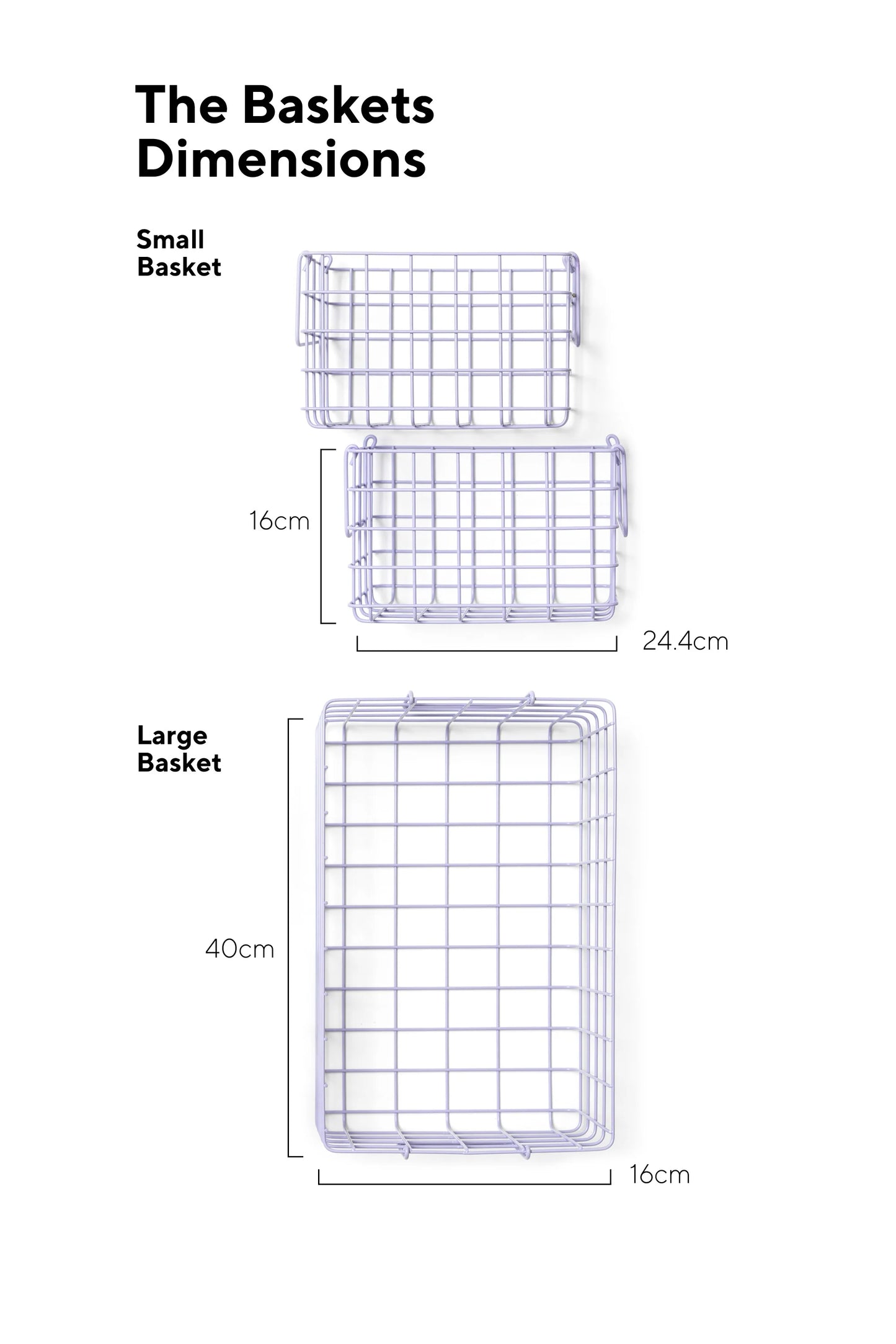 Wire Baskets (3pk)