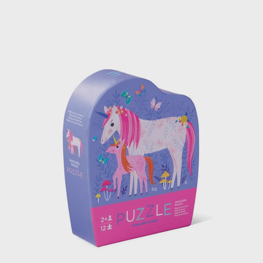 Mini Puzzle 12 pc - Unicorn Magic