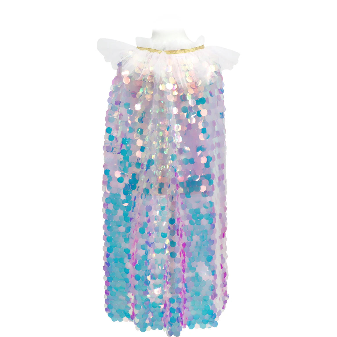 Shimmering Mermaid Sequinned Party Cape