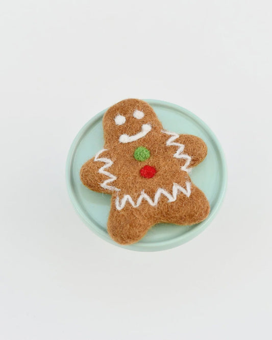 Felt Gingerbread Man Cookie