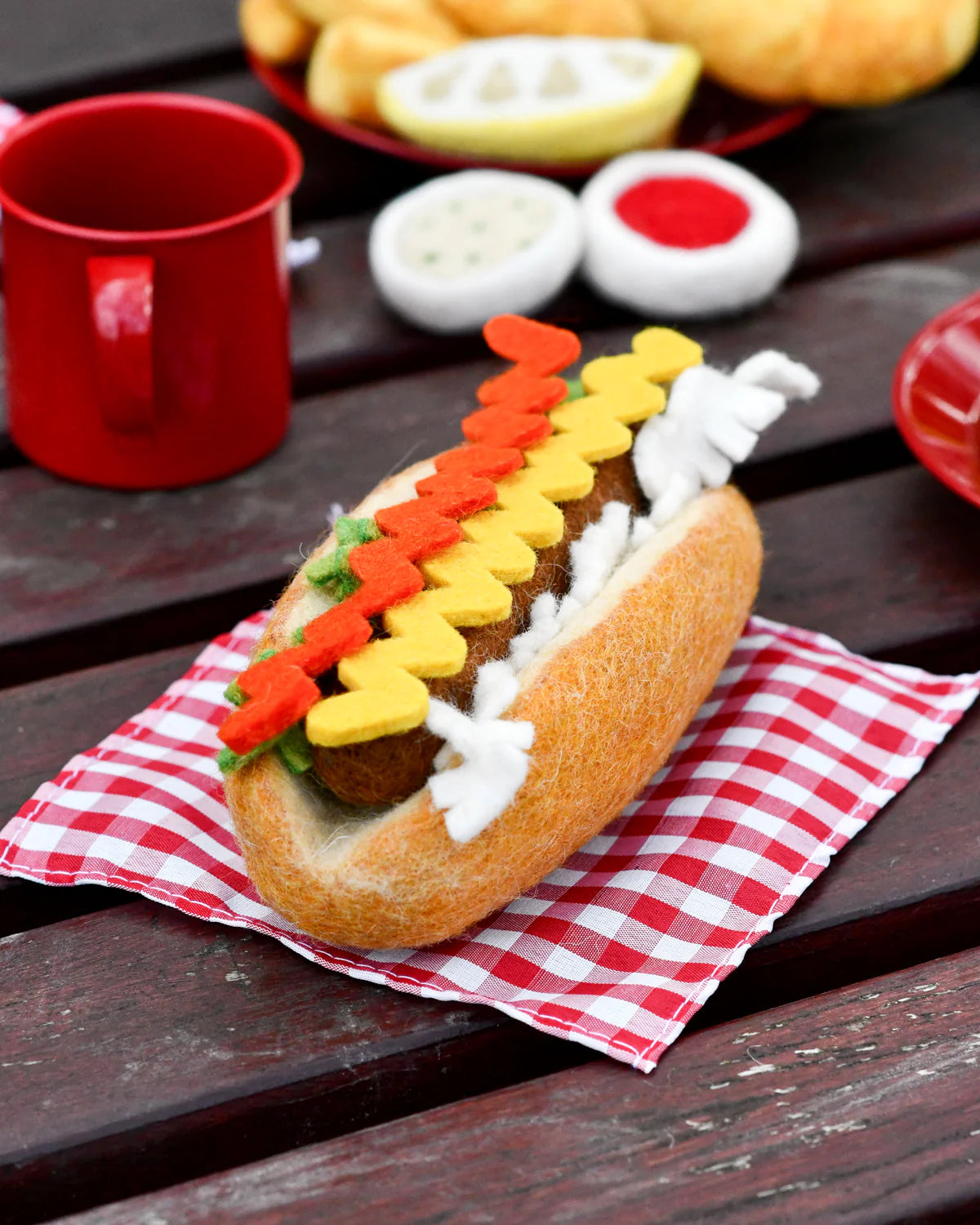 Felt Hot Dog Set