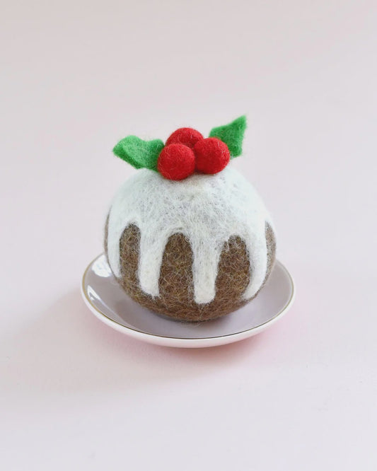 Felt Christmas Pudding (Round)