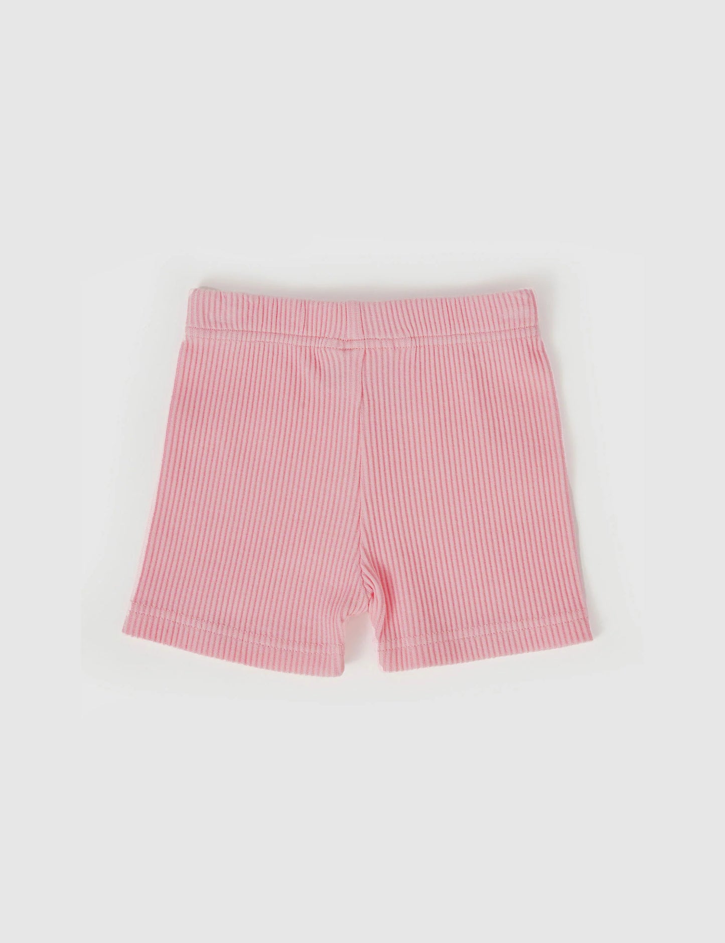 Lara Rib Shorties Bubblegum