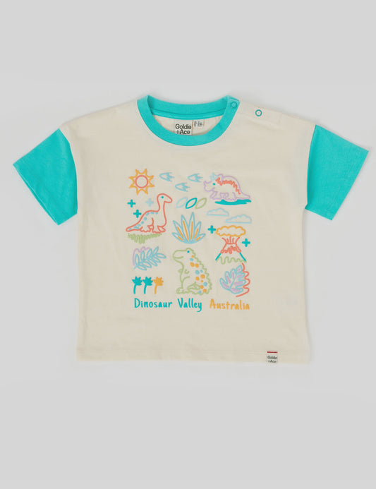 Dinosaur Valley Puff Print T-Shirt