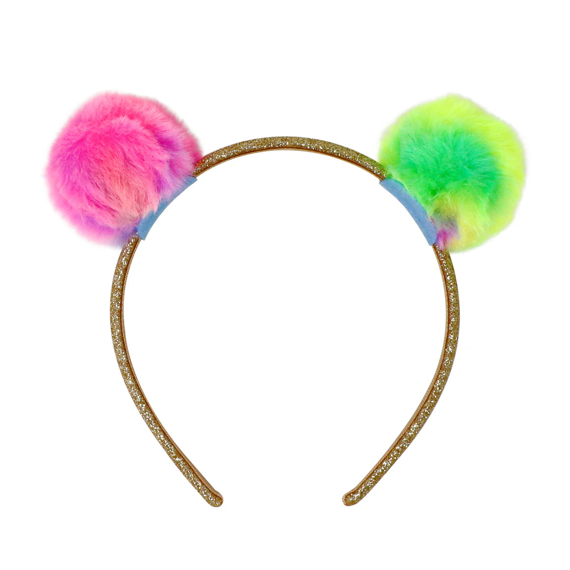 Twin Fluffy Pom Pom Headband