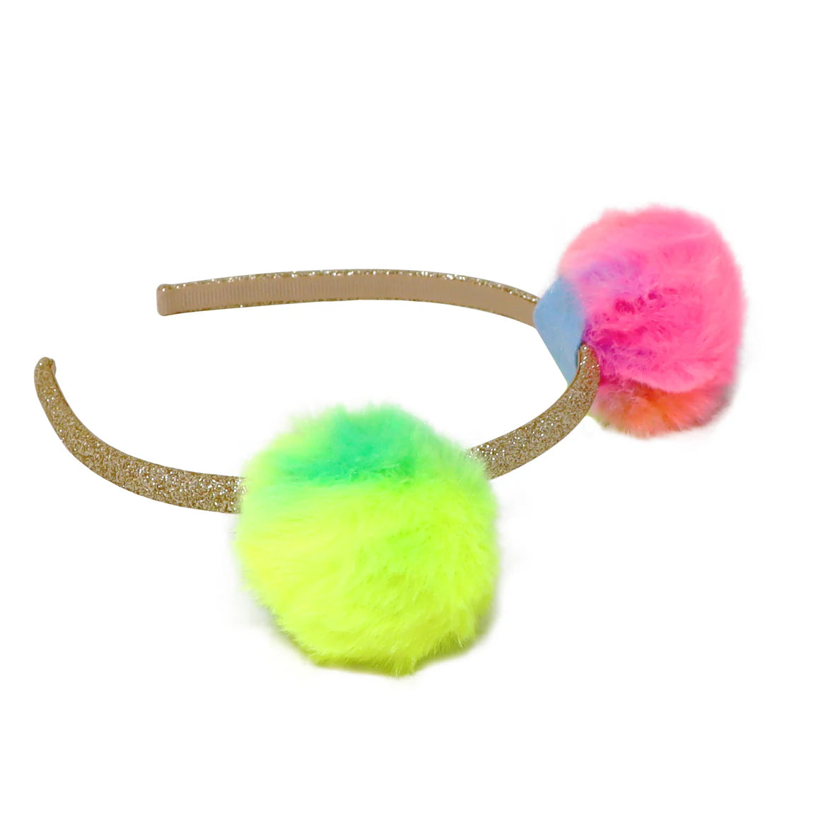 Twin Fluffy Pom Pom Headband