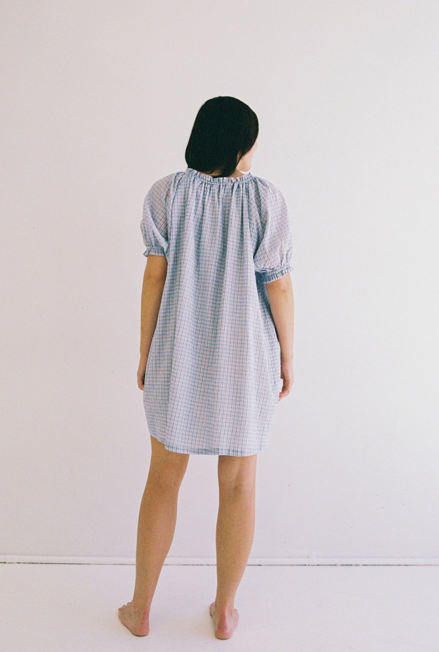 Jasmine Mini Dress - Check