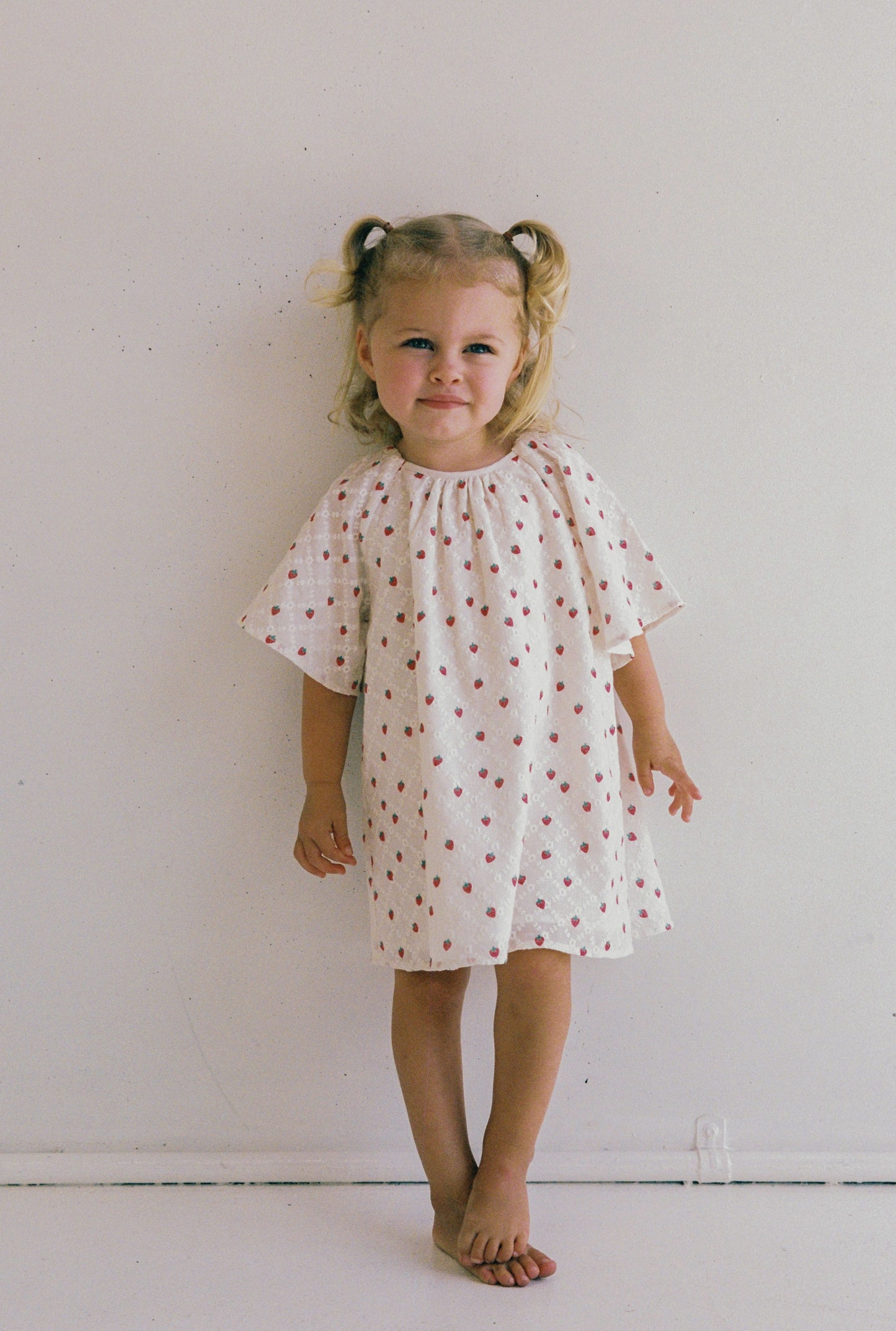 Penny Dress - Strawberry Broidery