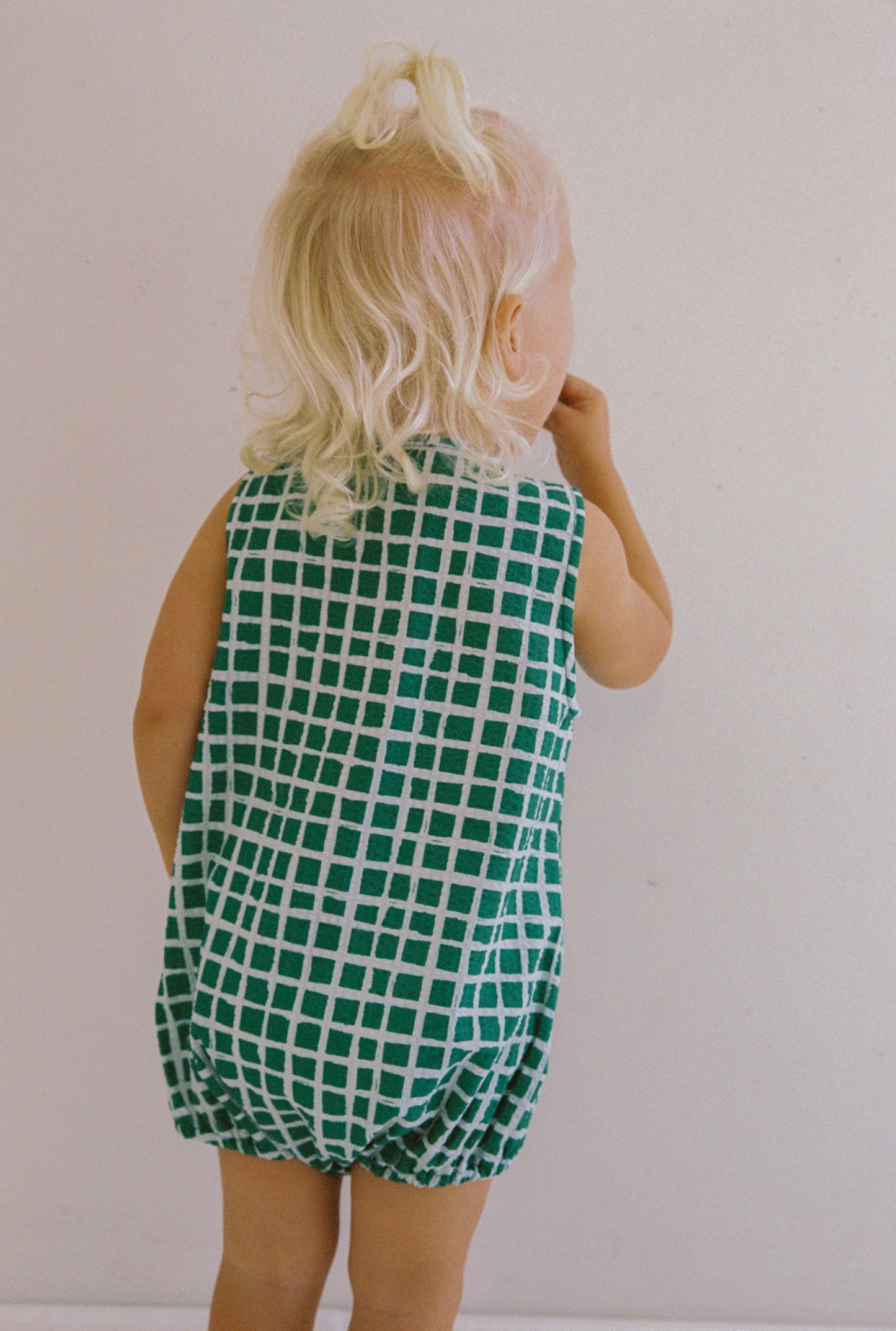 Levi Romper - Painted Check