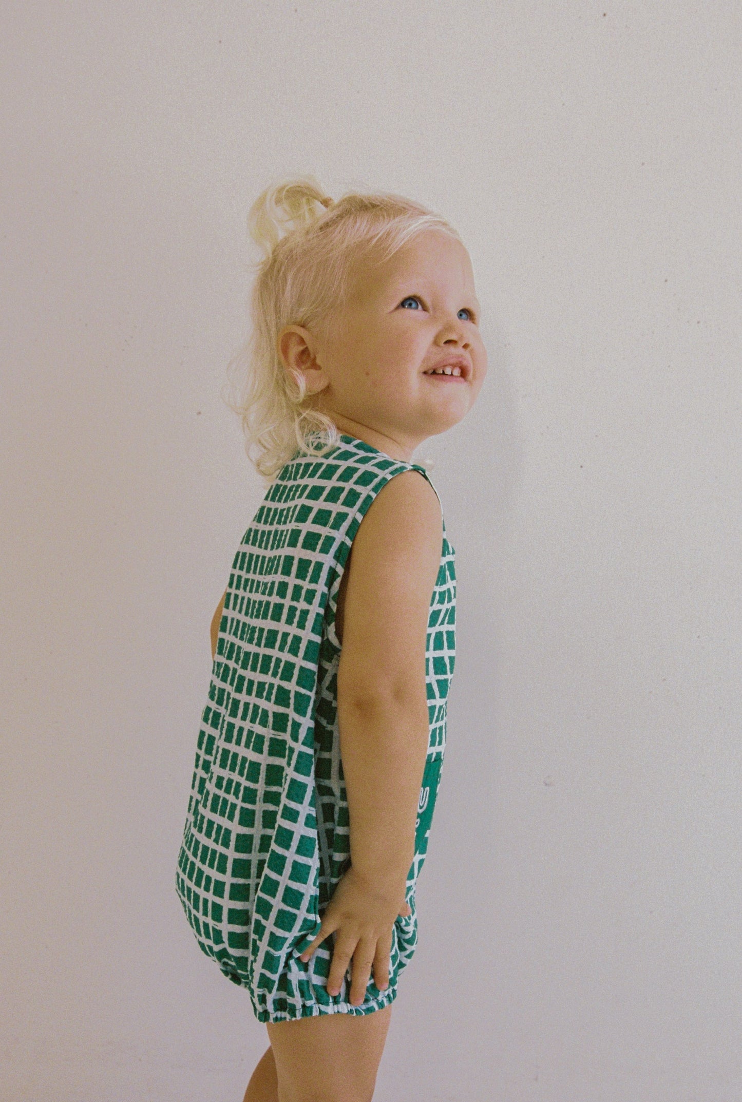 Levi Romper - Painted Check