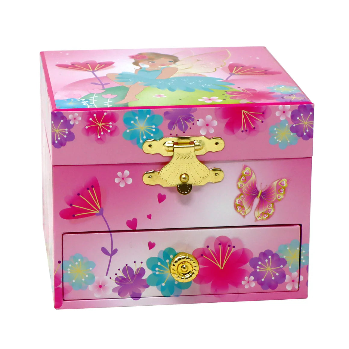 Fairy Butterfly Friends Small Musical Jewellery Box