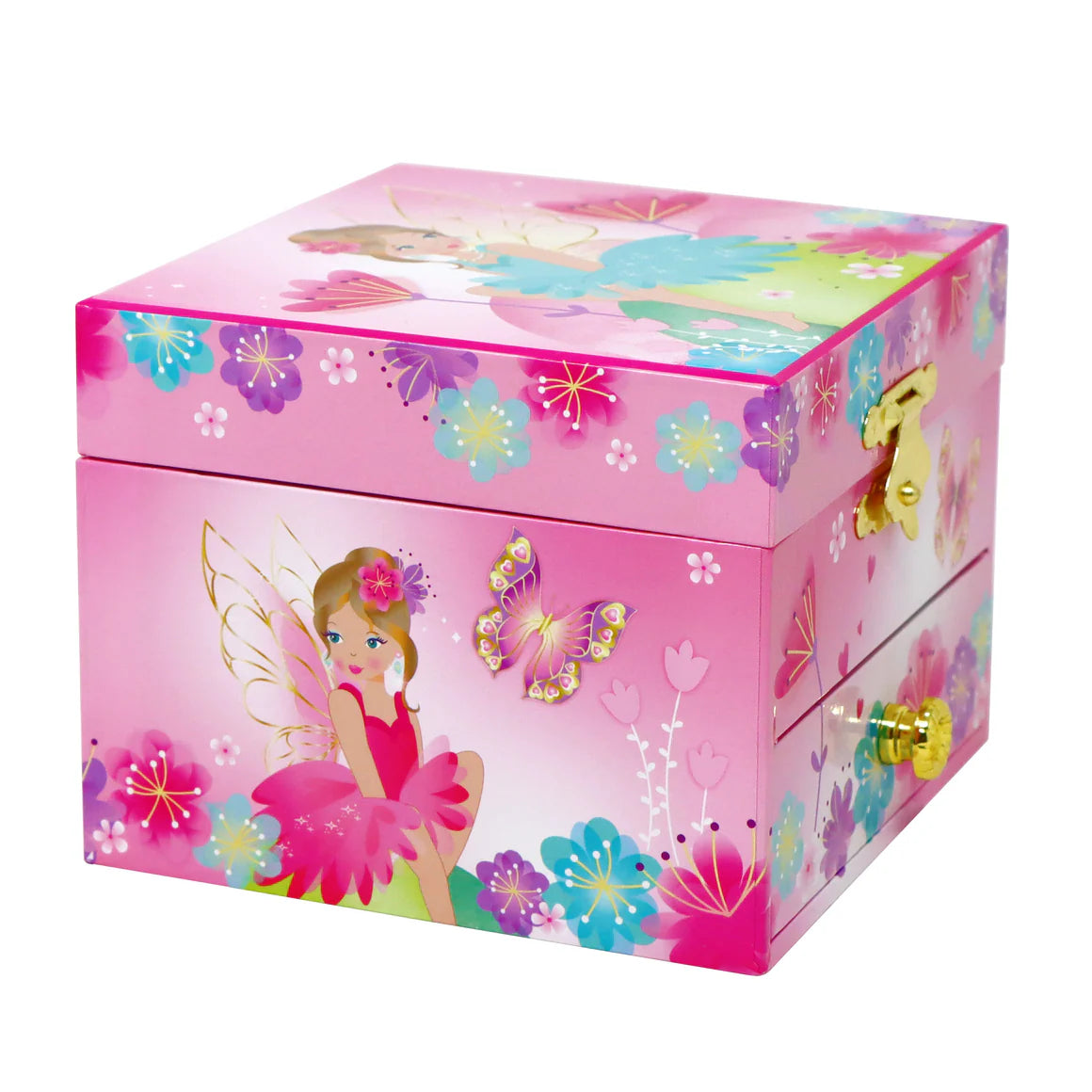 Fairy Butterfly Friends Small Musical Jewellery Box