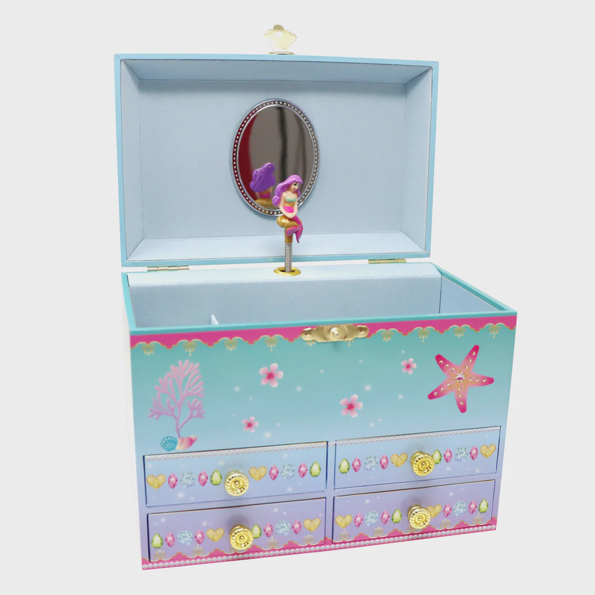 Shimmering Mermaid Medium Musical Jewellery Box