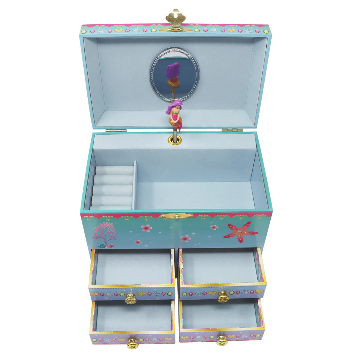 Shimmering Mermaid Medium Musical Jewellery Box