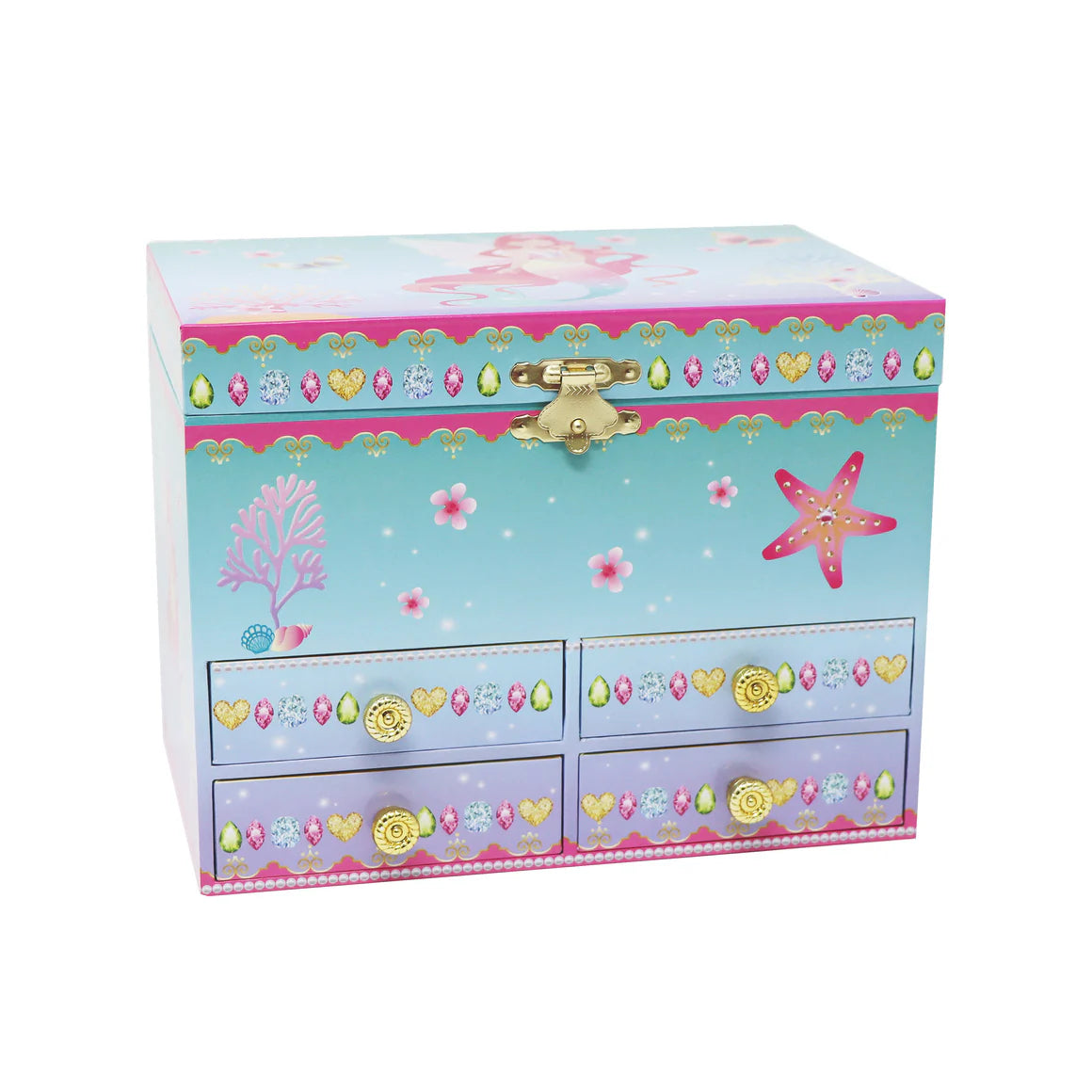 Shimmering Mermaid Medium Musical Jewellery Box