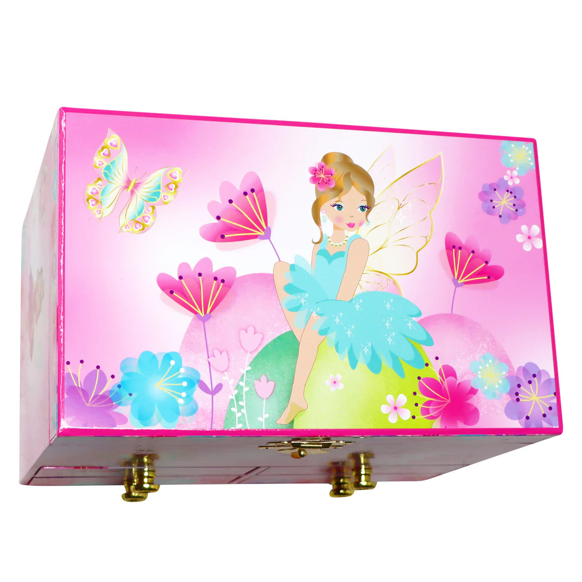 Fairy Butterfly Friends Medium Musical Jewellery Box