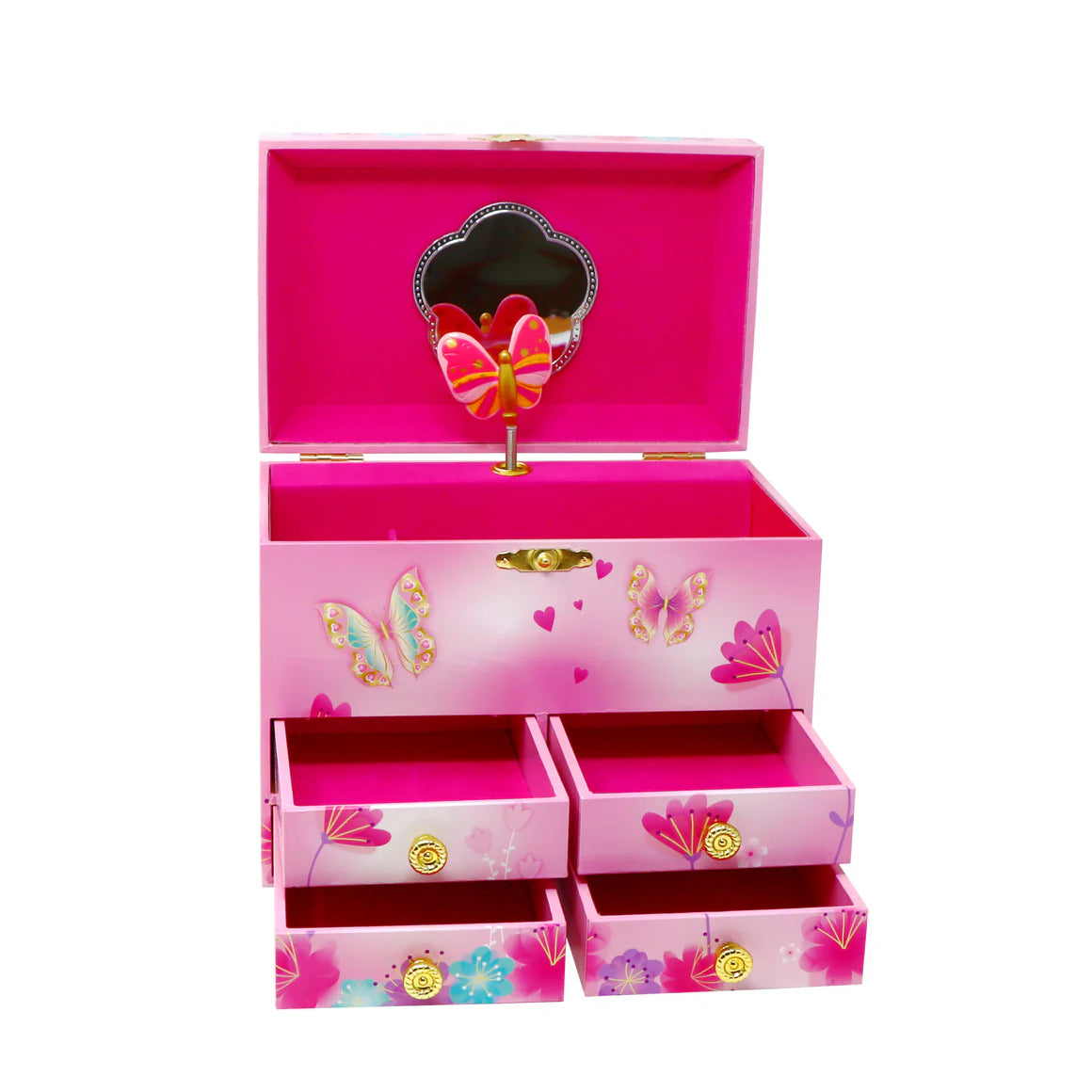 Fairy Butterfly Friends Medium Musical Jewellery Box