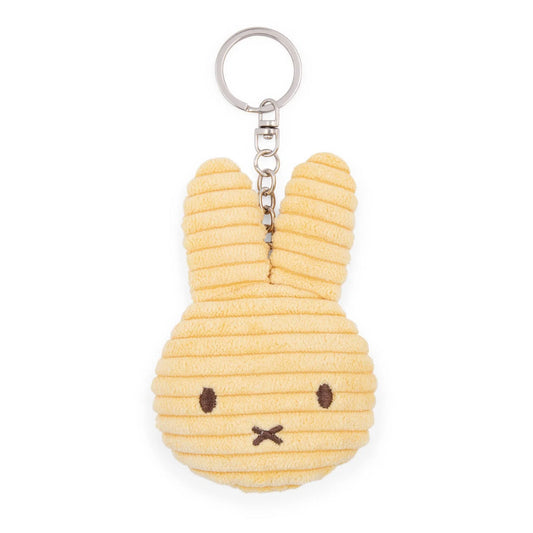 Miffy Flat Keychain ECO Corduroy Buttercream