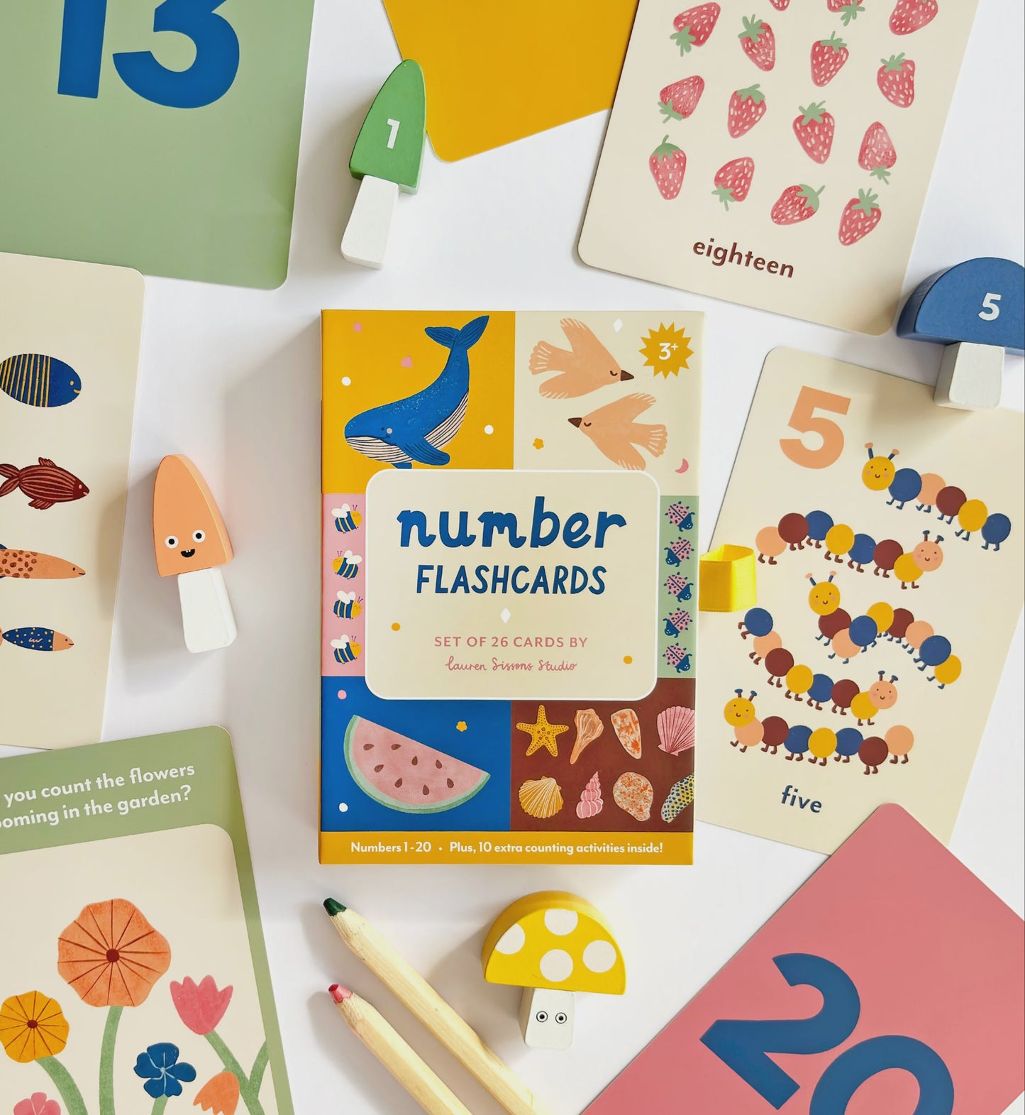 Illustrated Number Flashcards