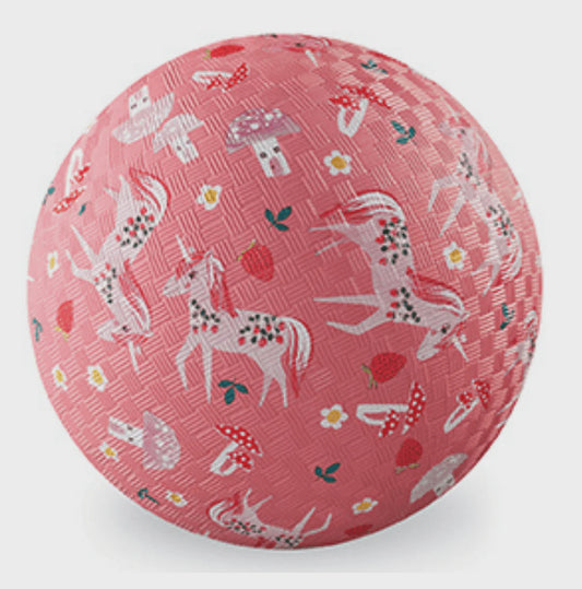 7 Inch Playground Ball - Unicorn Garden