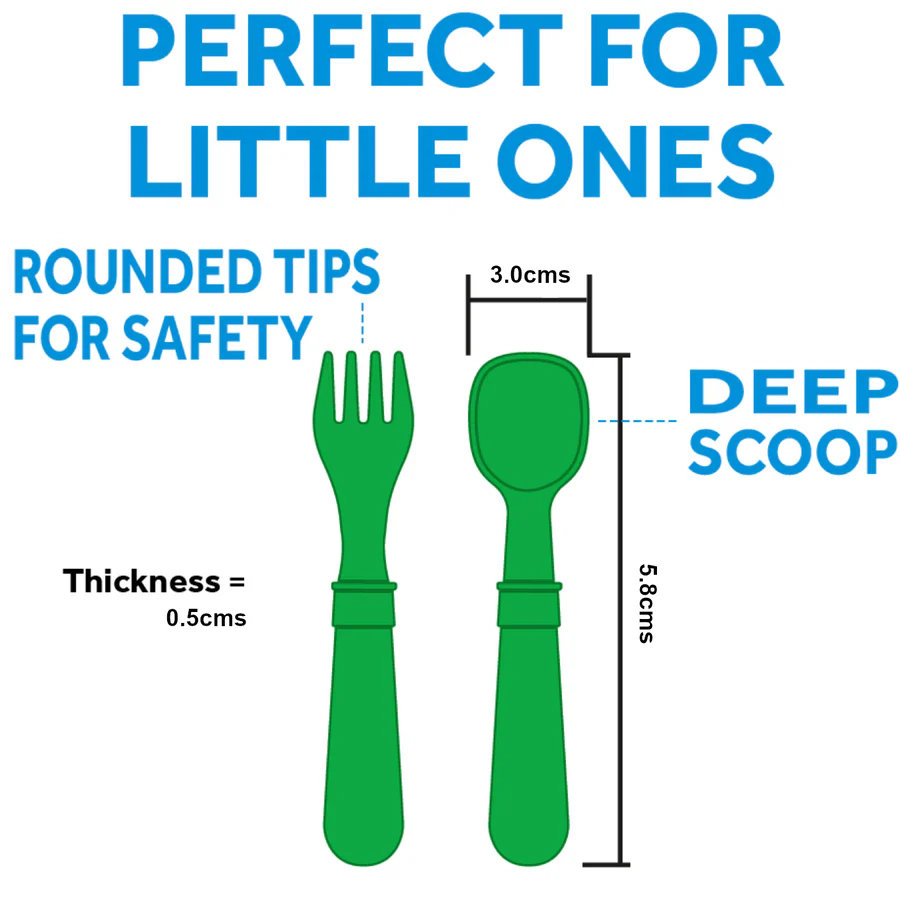 Fork + Spoon Set ~ Replay Recycled