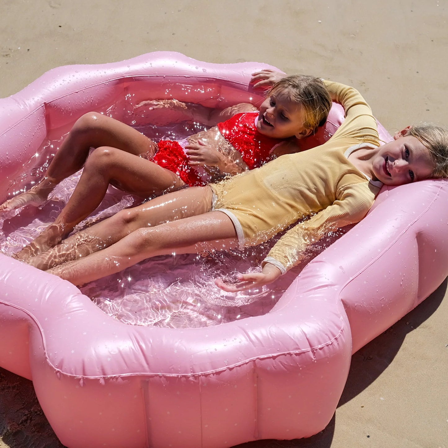 Inflatable Backyard Pool Ocean Treasure Rose