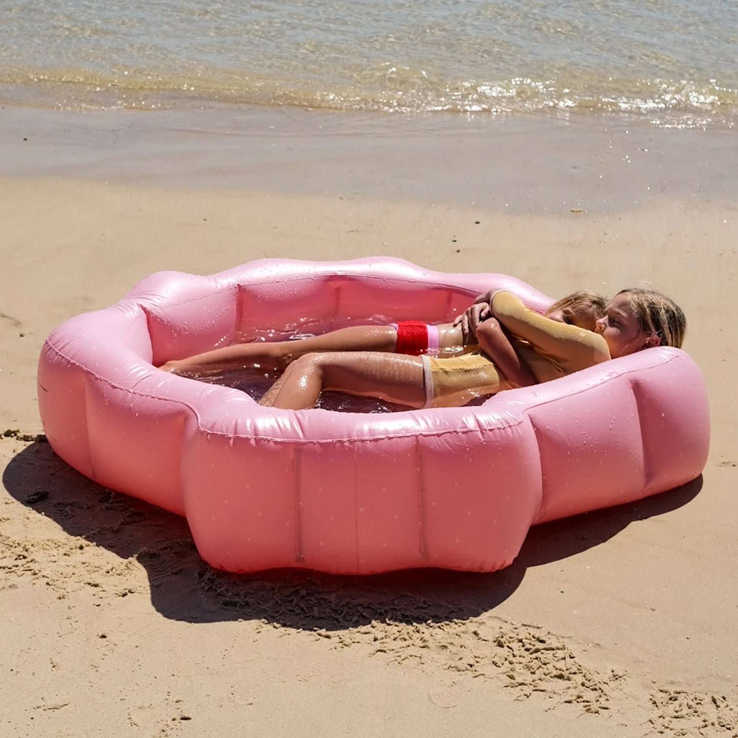 Inflatable Backyard Pool Ocean Treasure Rose