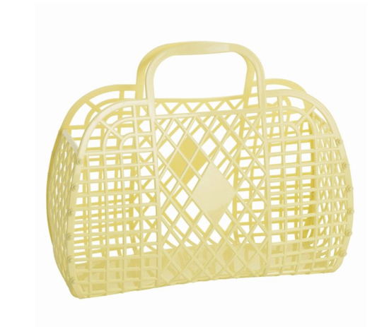 Retro Basket Yellow