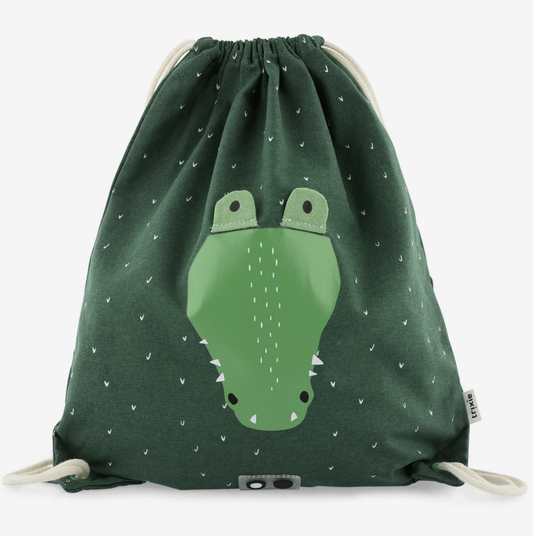 Drawstring Bag // Crocodile