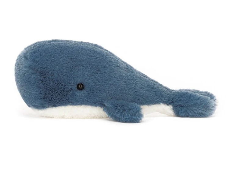 Wavelly Whale Blue