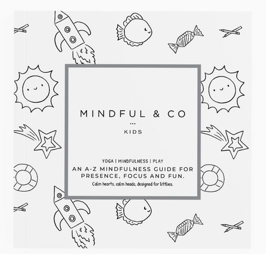 Abcs of Mindfulness // Coal colouring book, front page