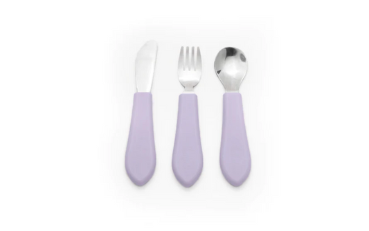 Toddler Cutlery 3pc // Lilac