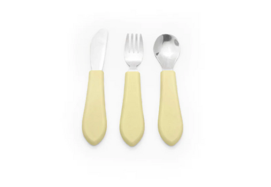 Toddler Cutlery 3pc // Lemonade