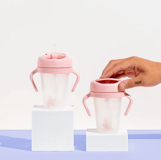 240ml Sippy Cup // Pink Pink 2pk