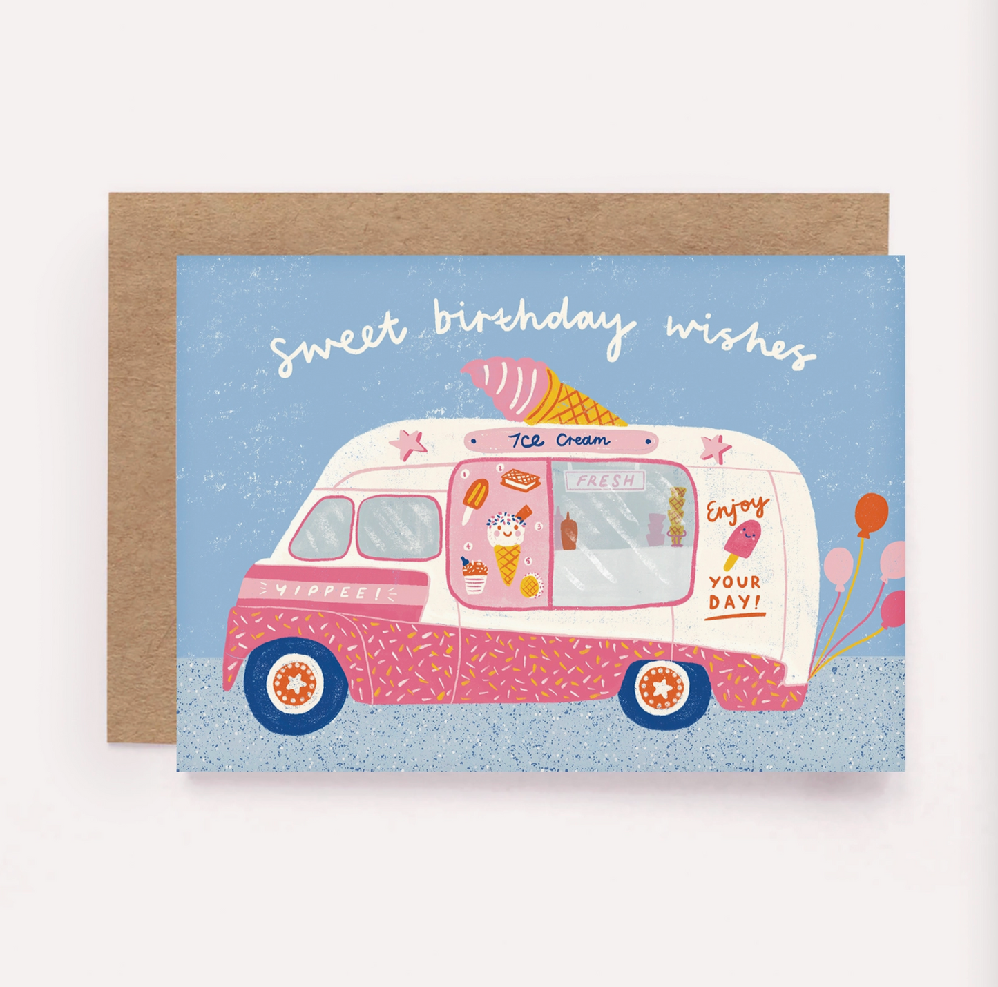 Ice Cream Van // Birthday Card