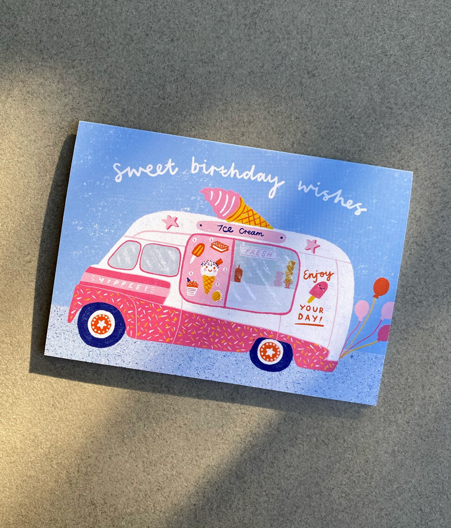 Ice Cream Van // Birthday Card