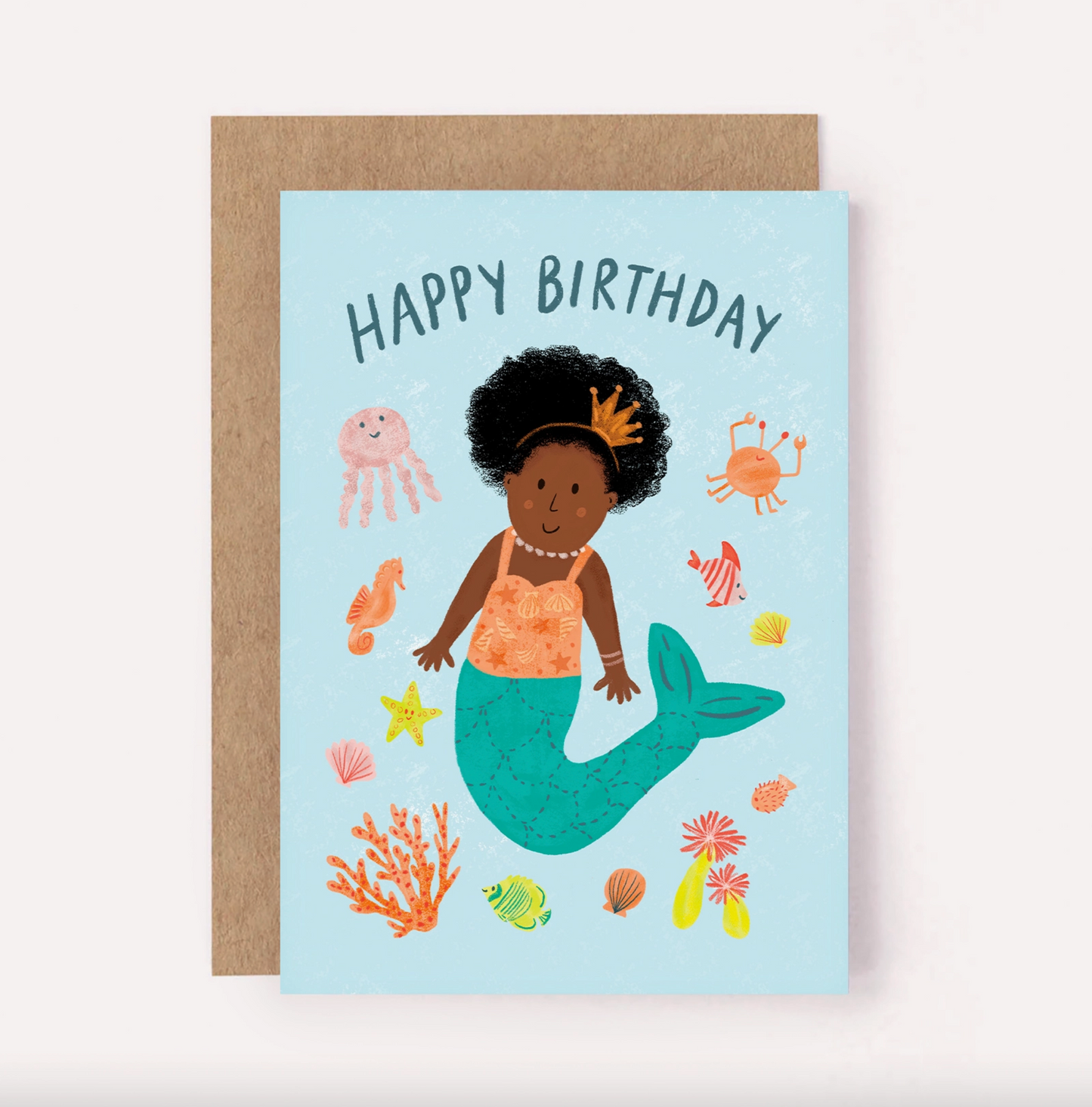 Mermaid // Birthday Card