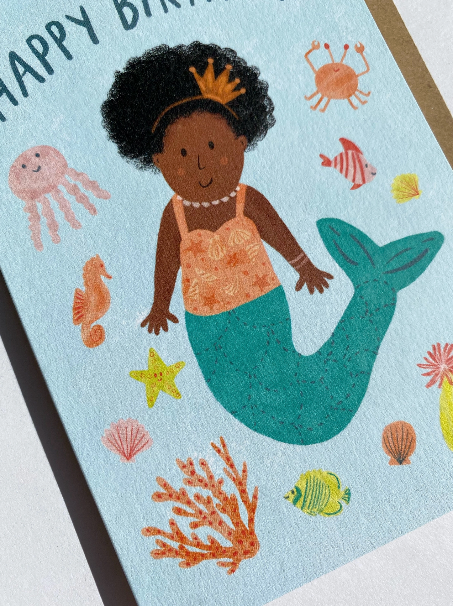 Mermaid // Birthday Card