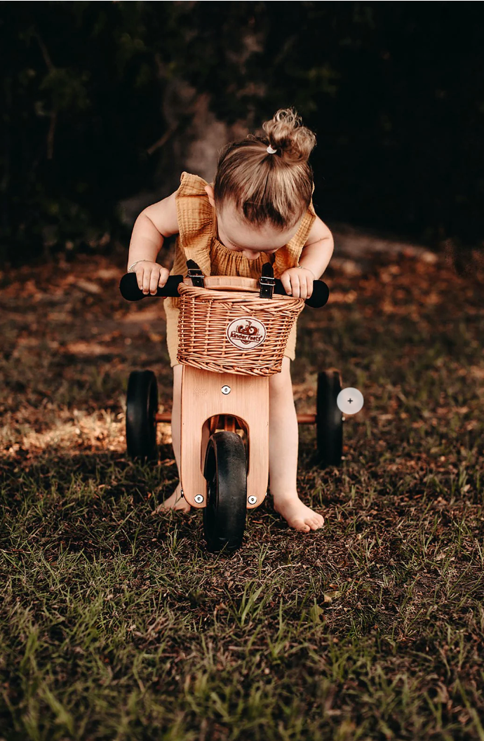 Kinderfeets Wicker Bike Basket