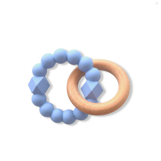 Moon Teether // Soft Blue